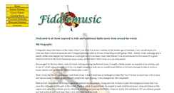 Desktop Screenshot of fiddlemusic.co.uk